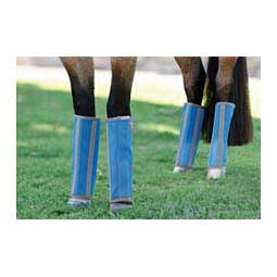 Deluxe Fly Boots for Horses Pacific Blue - Item # 48678