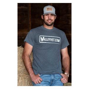 ValleyVet.com Logo T-Shirt Dark Charcoal - Item # 48711