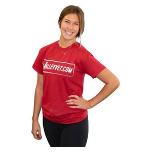 ValleyVet.com Logo T-Shirt Scarlet - Item # 48711