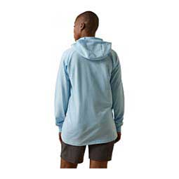 Rebar Hooded Womens Long Sleeve Tee Clear Sky - Item # 48735