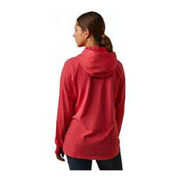 Rebar Hooded Womens Long Sleeve Tee Teaberry - Item # 48735