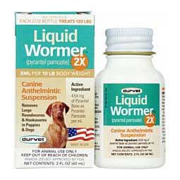 Liquid Wormer 2X Dewormer for Dogs 2 oz - Item # 48786
