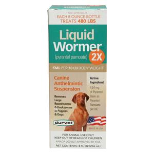 Liquid Wormer 2X Dewormer for Dogs 8 oz - Item # 48787
