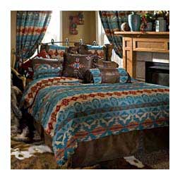Turquoise Chamarro Comforter Bedding Set Queen - Item # 48849