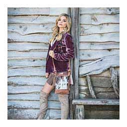 Yipee Kiyay Crossbody Purse Cowhide - Item # 48912
