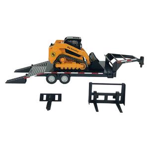 Track Skid Steer and Trailer Toy Yellow - Item # 48939