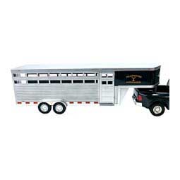 Yellowstone Dutton Ranch Horse Trailer Toy Silver/Black - Item # 48941