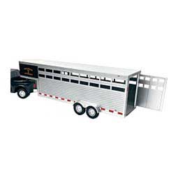 Yellowstone Dutton Ranch Horse Trailer Toy Silver/Black - Item # 48941