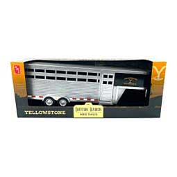 Yellowstone Dutton Ranch Horse Trailer Toy Silver/Black - Item # 48941