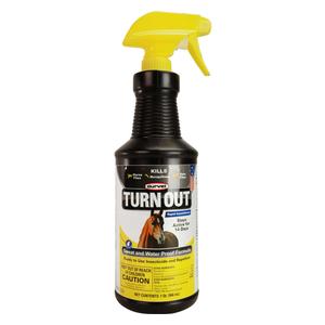 TURN OUT Sweat and Water Proof Formula Insecticide for Horses and Dogs 1 quart - Item # 48976