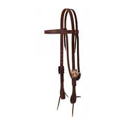 Working Tack 3/4" Thunderbird Straight Browband Horse Headstall 3/4'' - Item # 48985