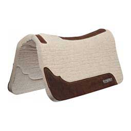 Synergy Contoured Steam Pressed 3/4-in Wool Felt Horse Saddle Pad Natural 31 x 32 - Item # 48992