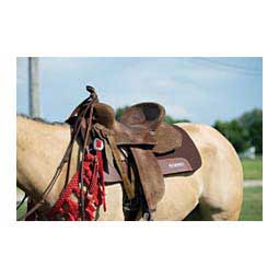 Synergy Contoured Steam Pressed Wool Felt Horse Saddle Pad Chocolate 31X32 - Item # 48992