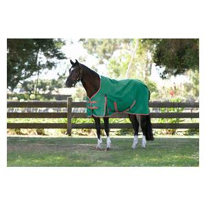 Comfitec PreLim Range Turnout Horse Blanket with Standard Neck Dark Green/Red/White - Item # 49030