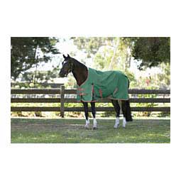 Comfitec PreLim Range Turnout Horse Blanket with Standard Neck Dark Green/Red/White - Item # 49030