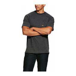 Rebar Cotton Strong Mens T-Shirt Charcoal Heather - Item # 49048