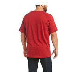 Rebar Cotton Strong Mens T-Shirt Rio Red - Item # 49048