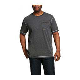 Rebar Workman Mens T-Shirt Charcoal Heather - Item # 49049