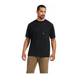 Rebar Workman Reflective American Flag Mens T-Shirt Black - Item # 49050