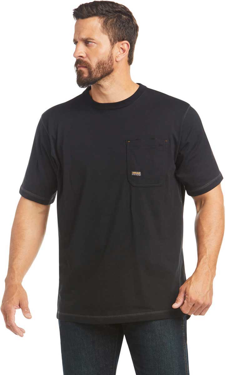 Rebar Workman Logo Mens T-Shirt Ariat - Mens Clothing