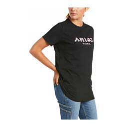 Rebar Cotton Strong Womens Logo T-Shirt Navy - Item # 49052