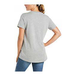 Rebar Cotton Strong Womens Logo T-Shirt Heather Gray - Item # 49052