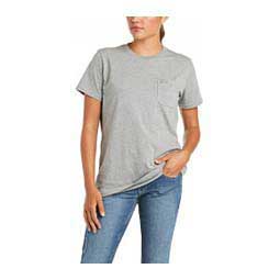 Rebar Cotton Strong Womens T-Shirt Heather Gray - Item # 49053