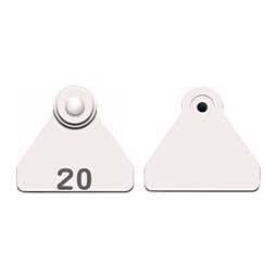 Allflex Numbered Mini Sheep/Goat Tags White - Item # 49068S
