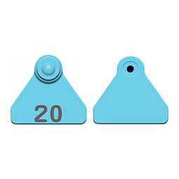 Numbered Mini Sheep/Goat Tags Blue - Item # 49068S