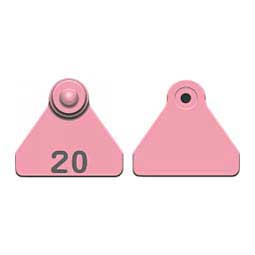 Allflex Numbered Mini Sheep/Goat Tags Pink - Item # 49068S