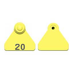 Allflex Numbered Mini Sheep/Goat Tags Yellow - Item # 49068S