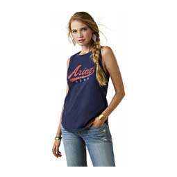 Retro Womens Tank Top Navy Eclipse - Item # 49083