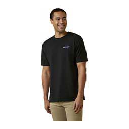 Sunset Serape Shield Mens T-shirt Black - Item # 49085