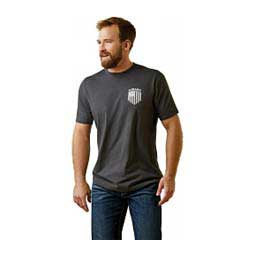 Patriot Badge Mens T-shirt Charcoal - Item # 49087