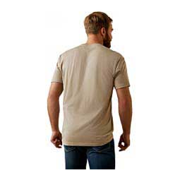 Surf and Turf Western Aloha Mens T-shirt Oatmeal - Item # 49089
