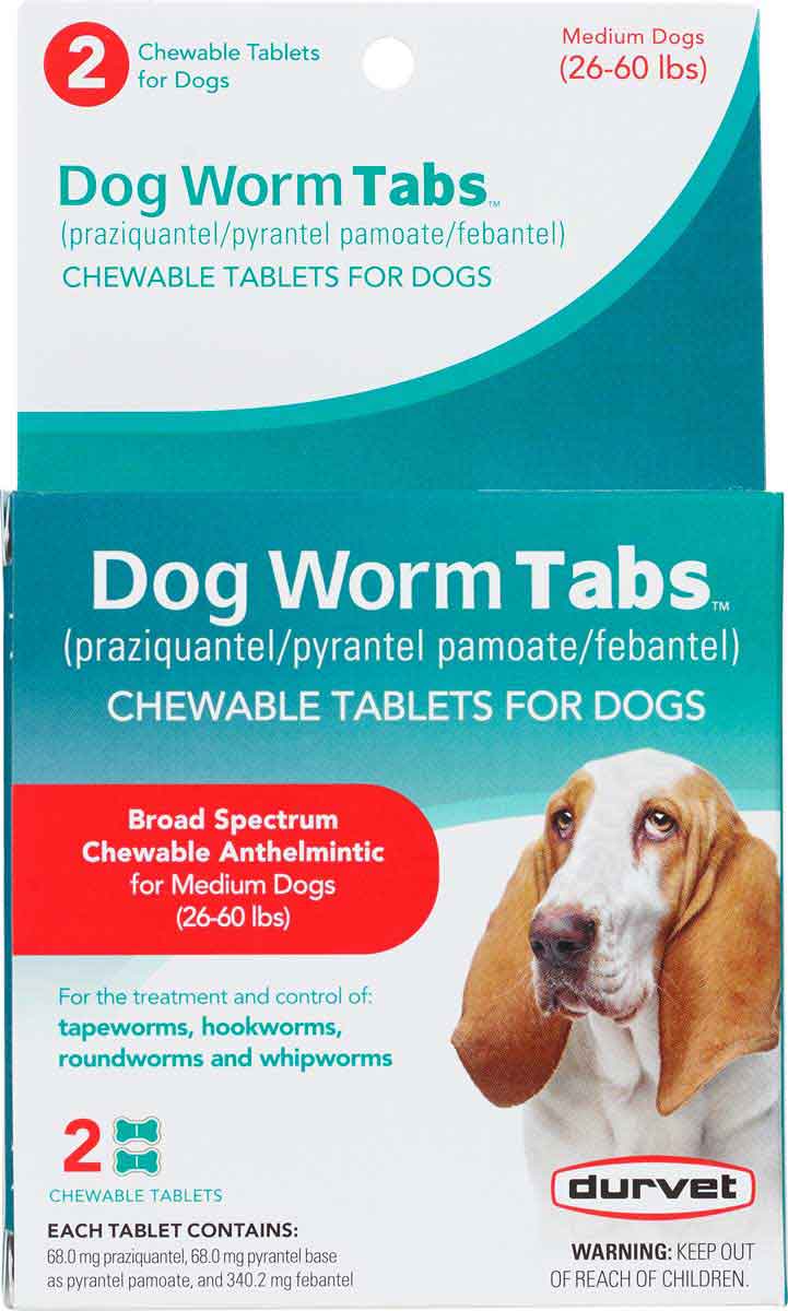 Dog Worm Tabs