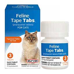 Feline Tape Tabs 3 ct 23 mg - Item # 49103