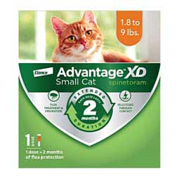 Advantage XD for Cats 1 dose (small cat 1.8-9 lbs) - Item # 49111