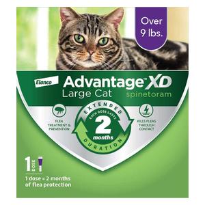 Advantage XD for Cats 1 dose (large cat over 9 lbs) - Item # 49114