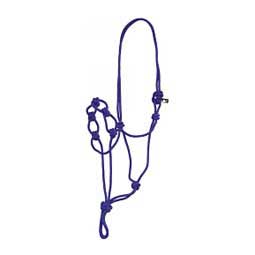 Infinity Knot Rope Horse Halter with Lead Purple - Item # 49128