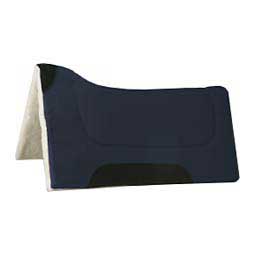 Blue Horse Contoured 1" Brushed Wool Horse Saddle Pad Navy - Item # 49132