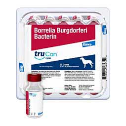 TruCan Lyme Dog Vaccine 25 x 1 dose - Item # 49140