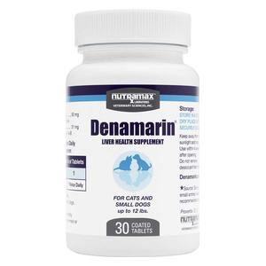 Denamarin Liver Health Supplement Coated Tablets for Dogs and Cats 90 mg/cat or dogs up to 12 lbs (30 ct) - Item # 49167
