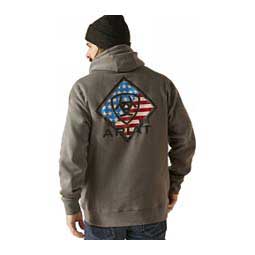 American Pride Mens Hoodie Hunter Gray - Item # 49182