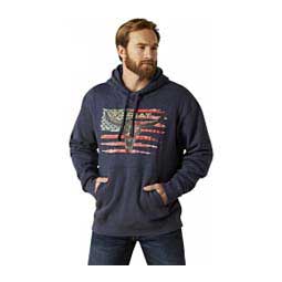 American Steer Mens Hoodie Navy Heather - Item # 49183
