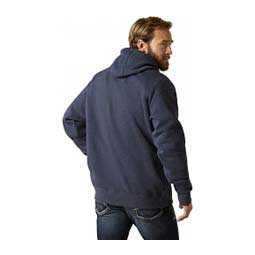 American Steer Mens Hoodie Navy Heather - Item # 49183