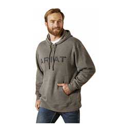 Ariat Logo Mens Hoodie Heather Gray - Item # 49184