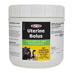 Uterine Bolus Antiseptic and Proteolytic for Cattle and Sheep 50 ct - Item # 49241