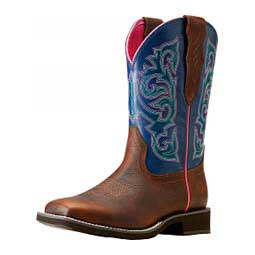 Delilah StretchFit Cowgirl Boots Dark Cottage/Ole Blue - Item # 49250