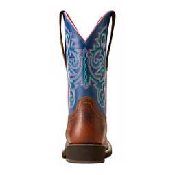 Delilah StretchFit Cowgirl Boots Dark Cottage/Ole Blue - Item # 49250
